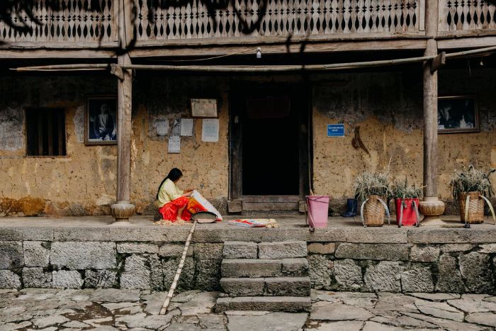 Pao's House has many traditional objects of Hmong people